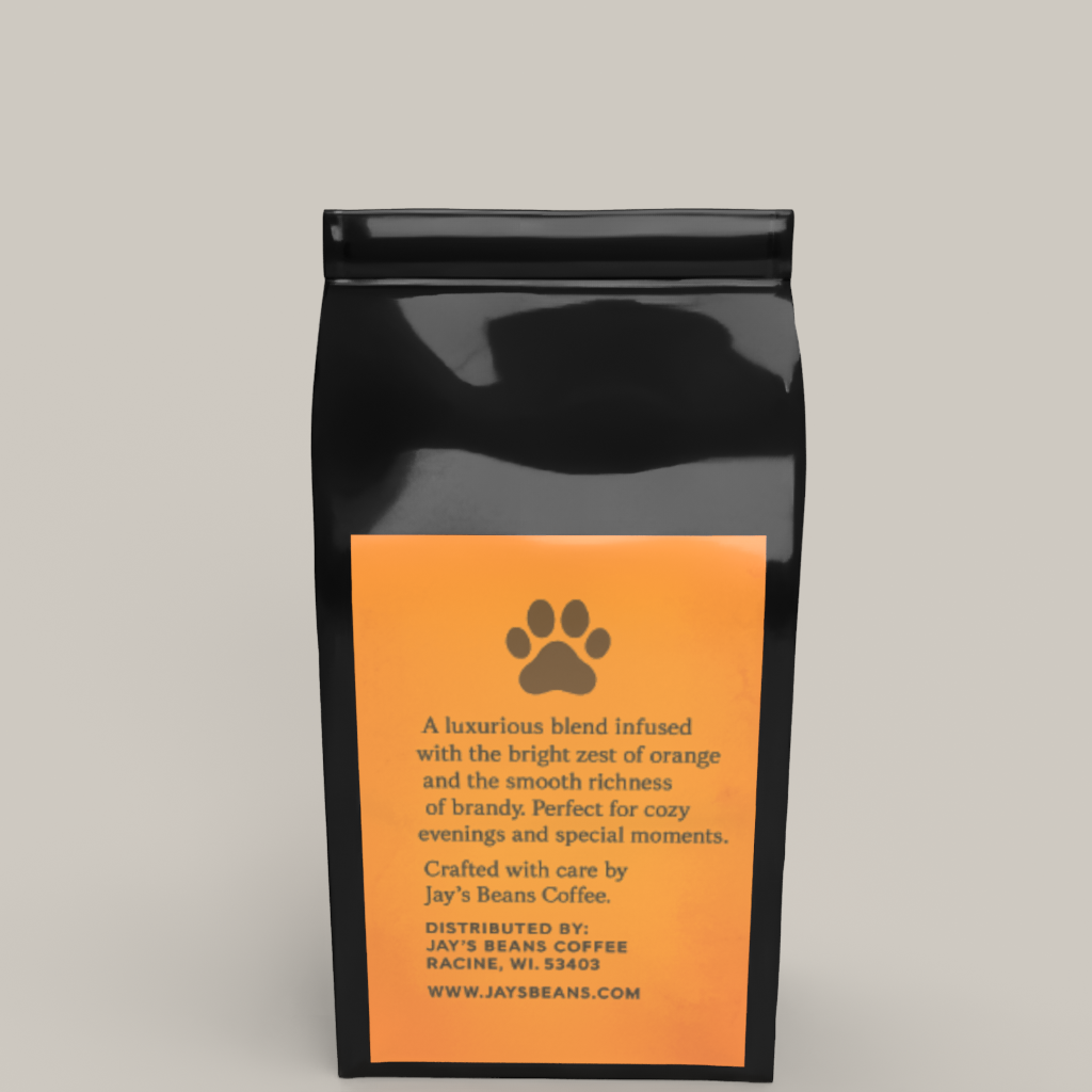 Orange Brandy Flavored Coffee