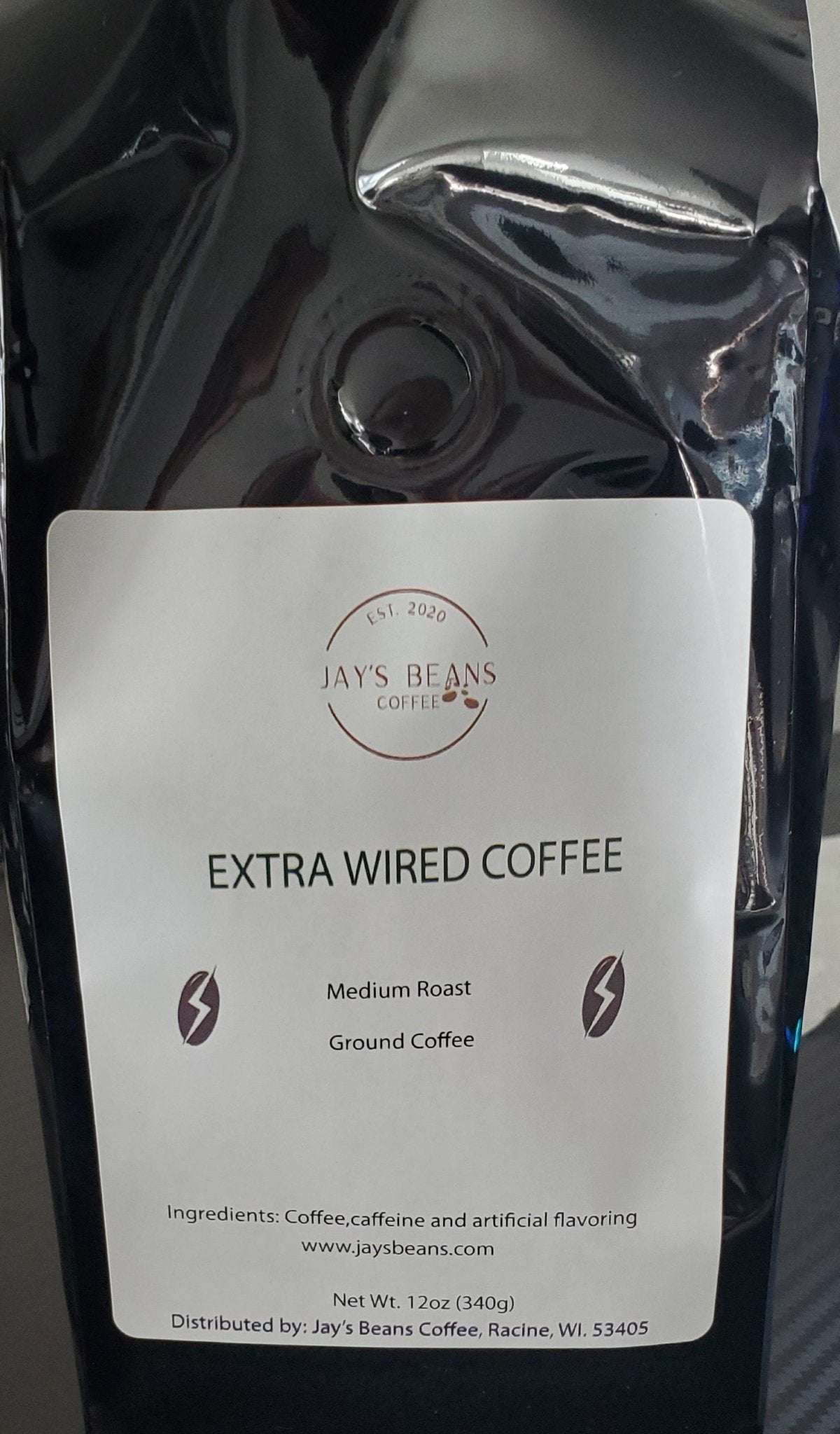 Extra Wired Coffee - Jays Beans