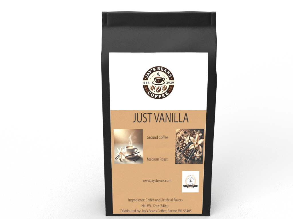 Just Vanilla Flavored Coffee - Jays Beans