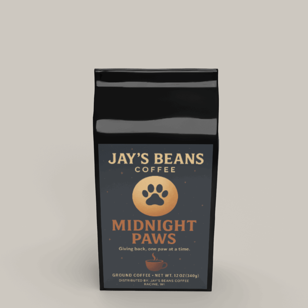 Midnight Paws Dark Roast Coffee