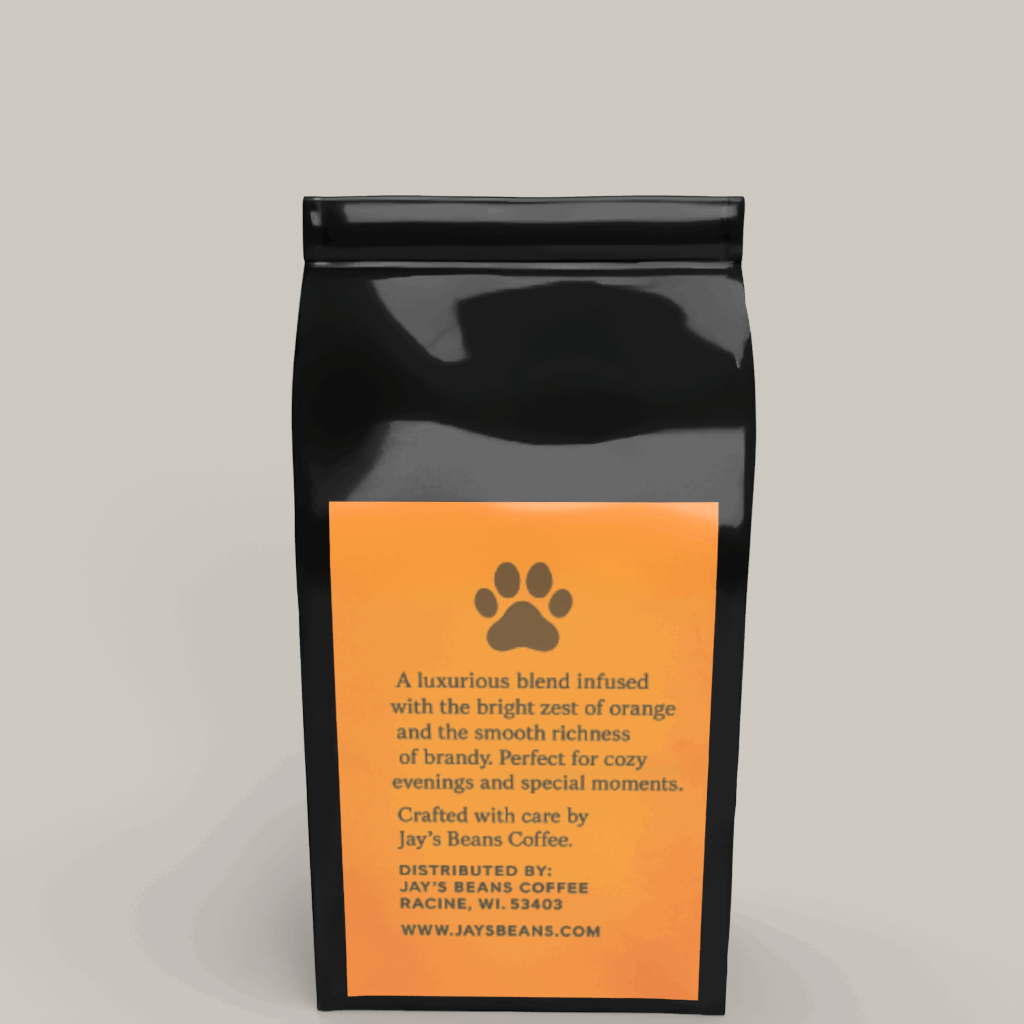 Orange Brandy Flavored Coffee