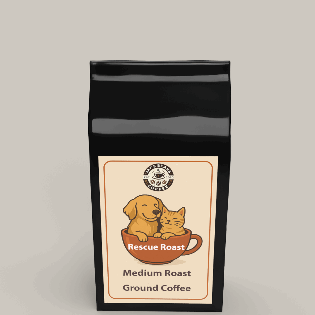 Rescue Roast Gift Box – Coffee & Dog Treats by Jay’s Beans Coffee