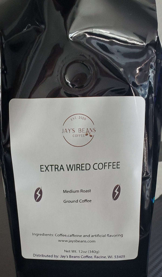 Extra Wired Coffee - Jays Beans