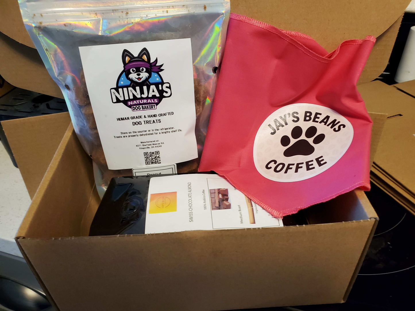 Rescue Roast Gift Box – Coffee & Dog Treats by Jay’s Beans Coffee
