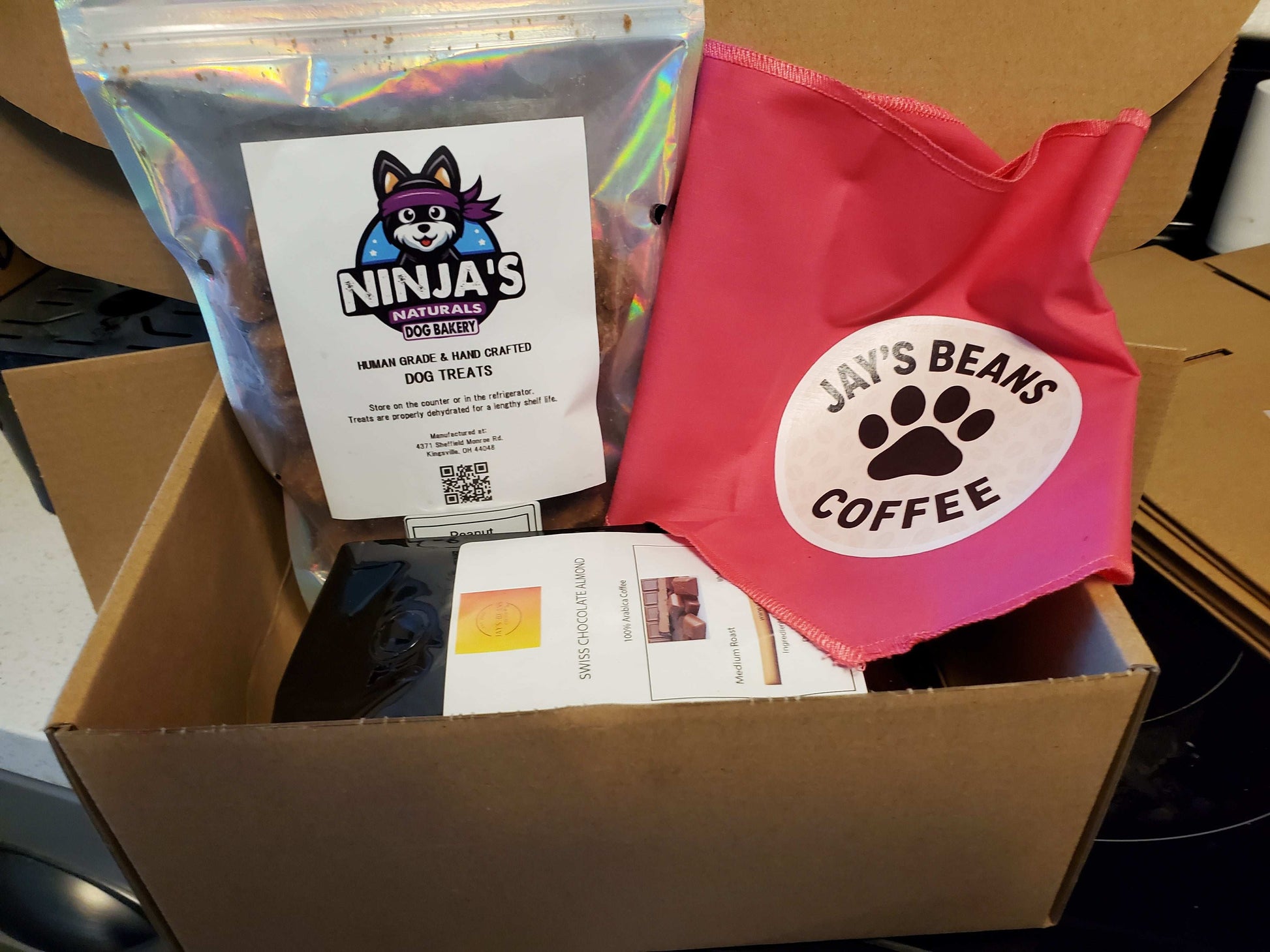 Rescue Roast Gift Box – Coffee & Dog Treats by Jay’s Beans Coffee