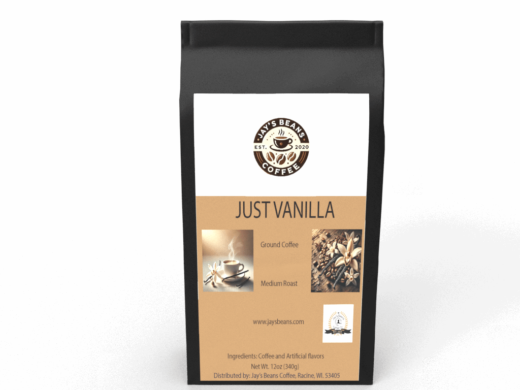 Just Vanilla Flavored Coffee - Jays Beans