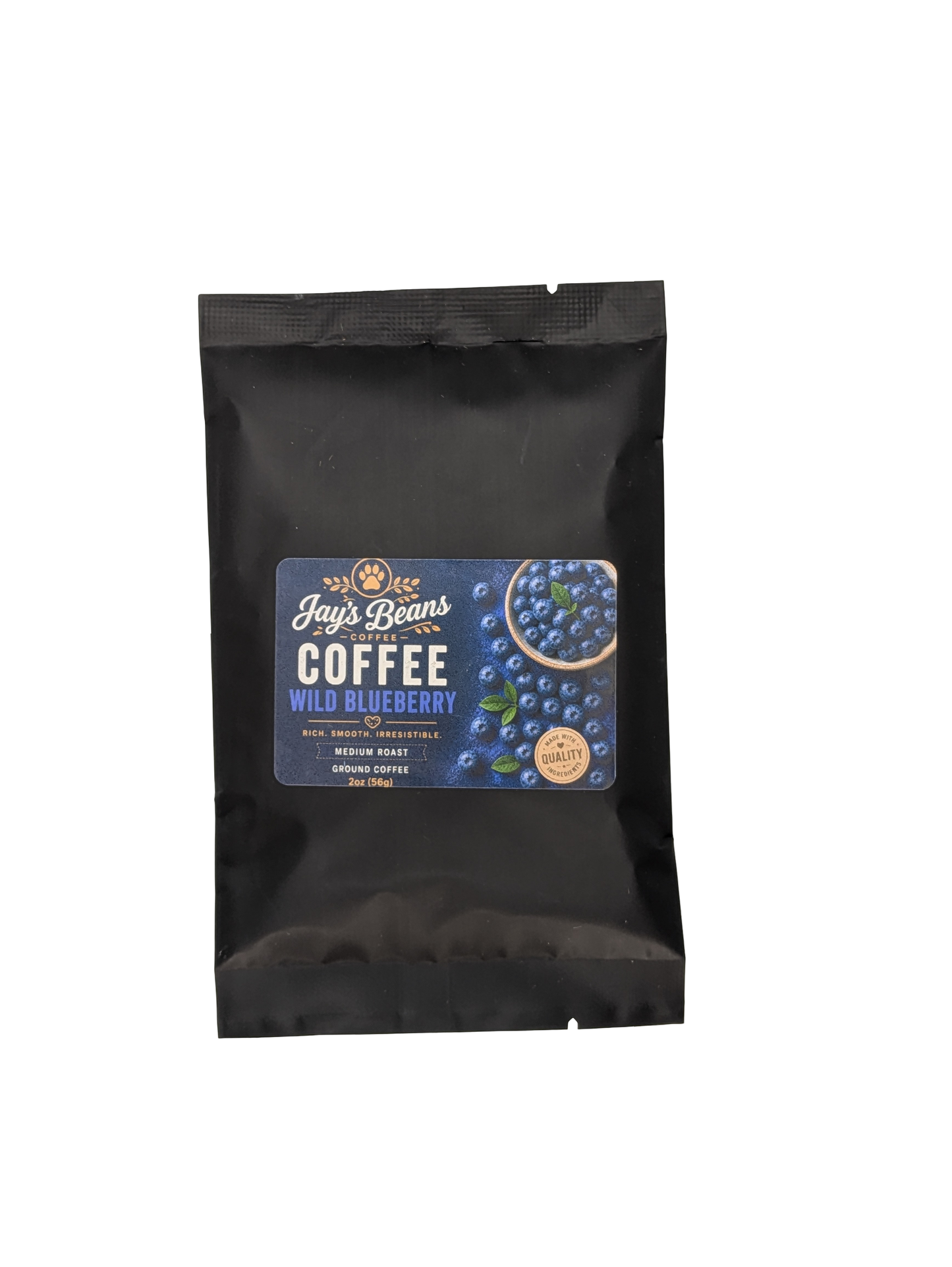 Wild Blueberry Coffee samples