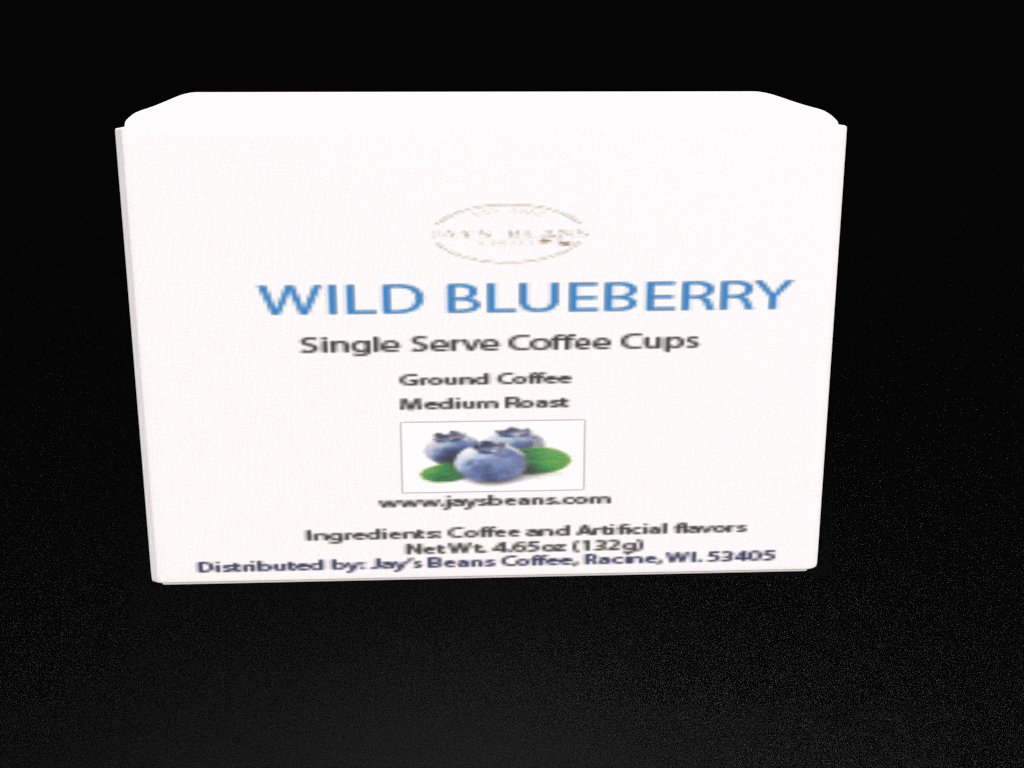 Wild Blueberry Single Serve Coffee - Jays Beans